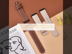 20mm Genuine Leather Watch Replacement Strap · Engraved/Laser-Etched Patterns | OEM - Shenzhen Manufacturer
